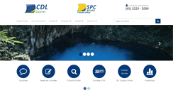 Desktop Screenshot of cdldecaceres.com.br